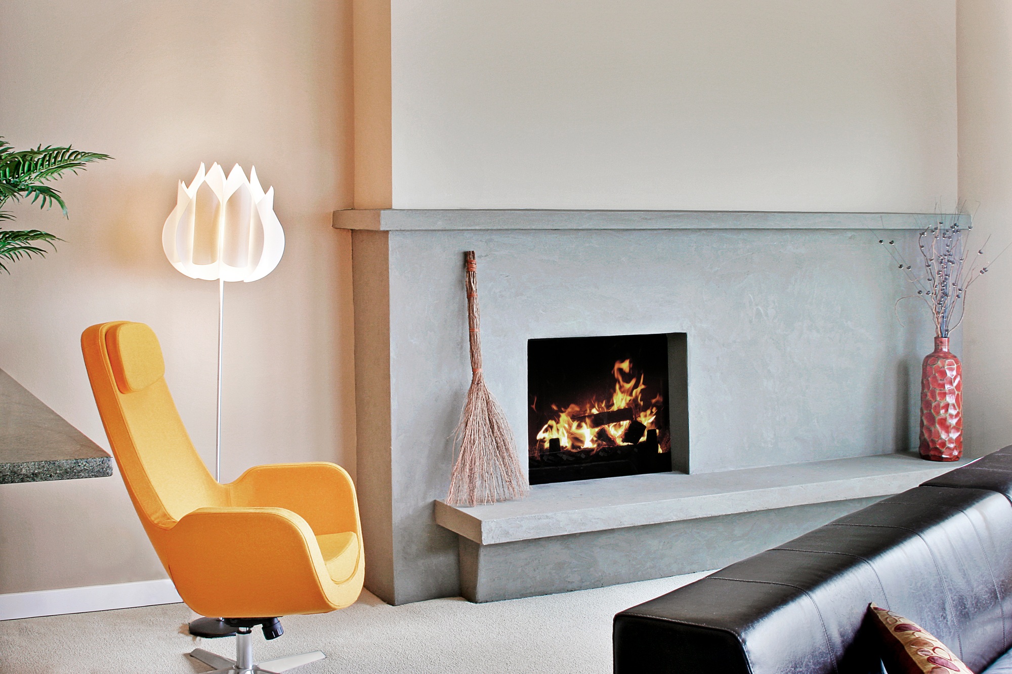 Living room in a modern house
